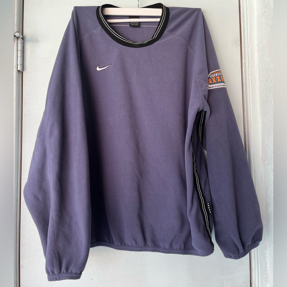 Vintage Nike 1999 Miami Super Bowl Crew Neck Long-sleeved Pullover Sweater